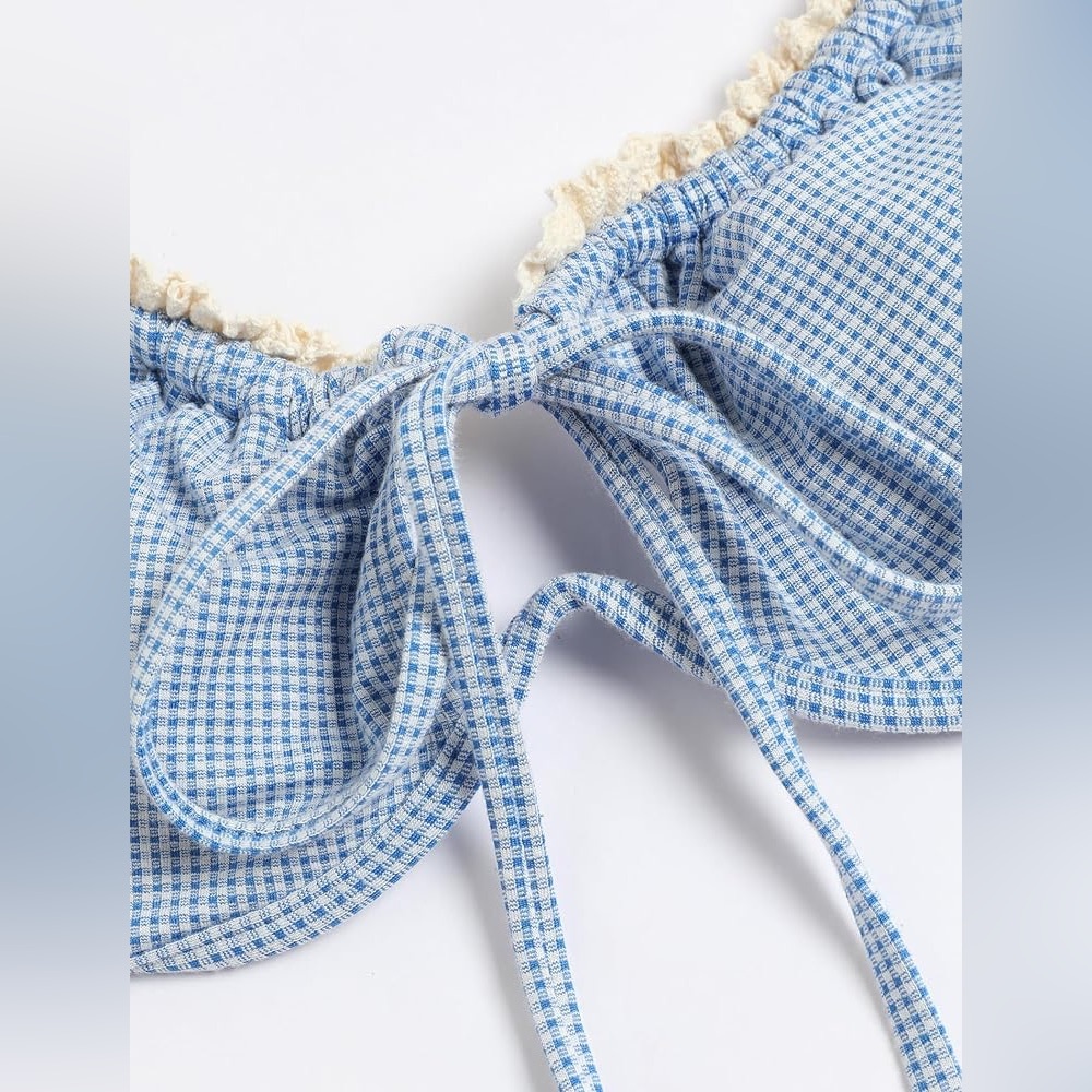 Gingham Bikini Set - Picture 4 of 7
